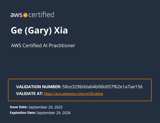 AWS Cloud Practitioner Certificate